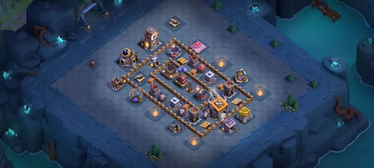 BH9 Builder Hall Base Layout for Clash of Clans Copy Link