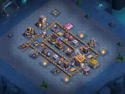 Layout BH9 Builder Hall Base Layout for Clash of Clans Copy Link