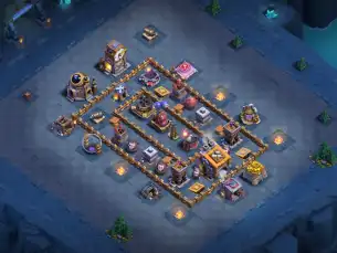 BH9 Builder Hall Base Layout for Clash of Clans Copy Link