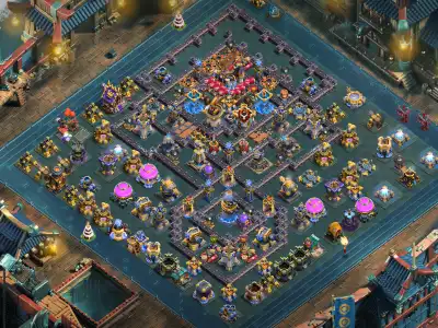Layout TH18 War Base Anti 3 Star for Electro Dragons