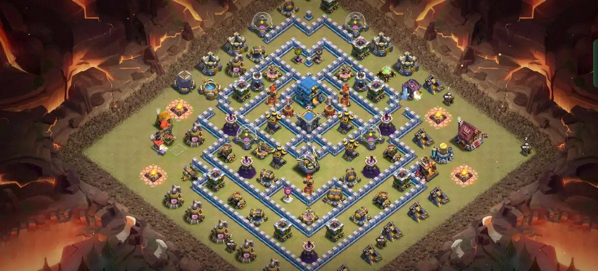 TH12 War Base Anti 3 Star Ring for clash of clans