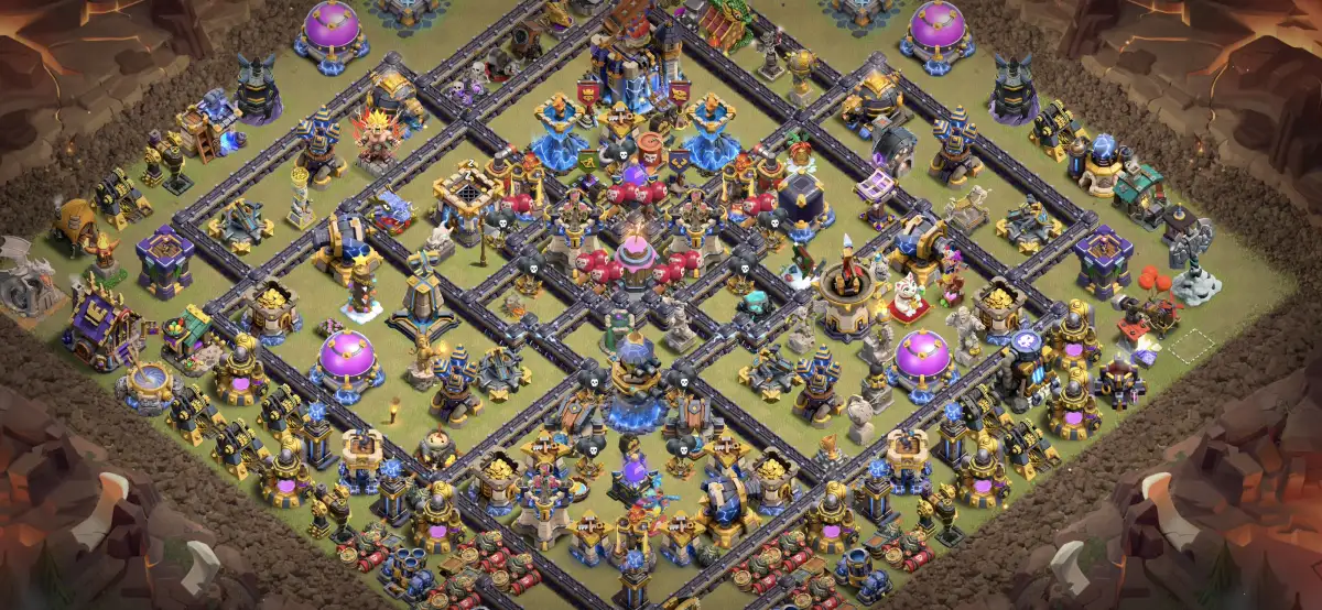 TH18 Legend League Anti 2 Star Base for CoC Copy Link