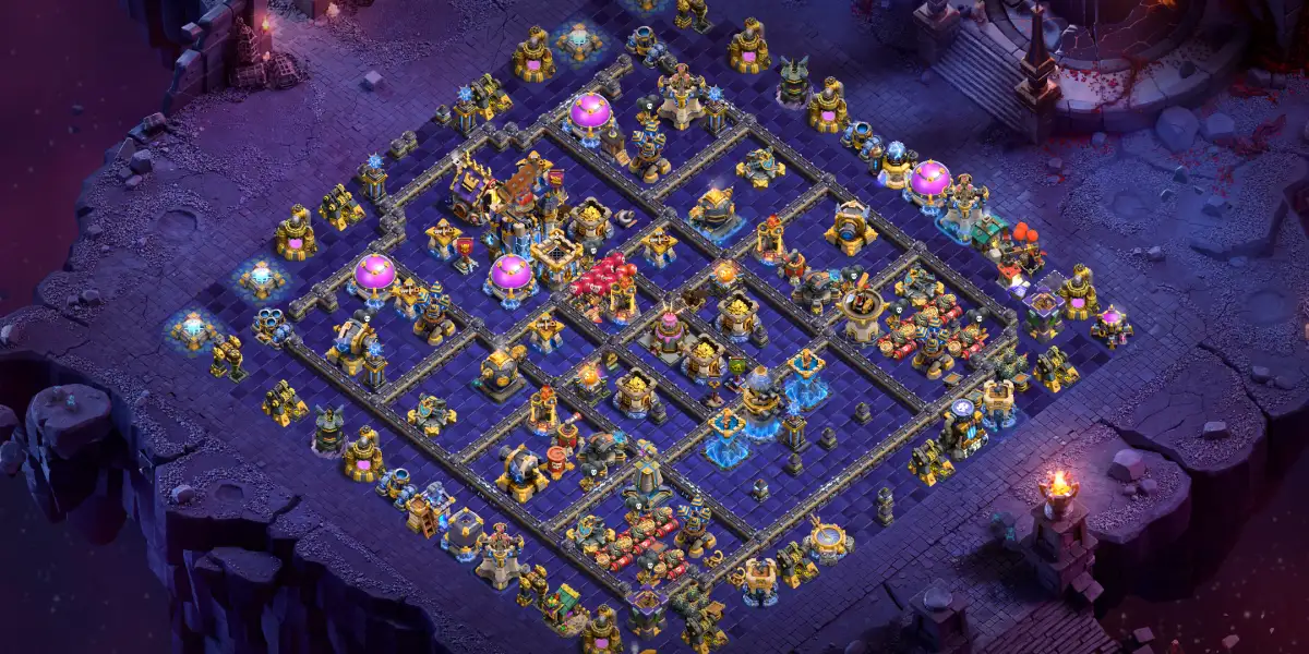 TH18 Legend League Base with Offset Town Hall Core