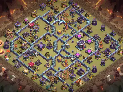 Layout TH15 War Base Anti 2 Star for Legend League and CWL