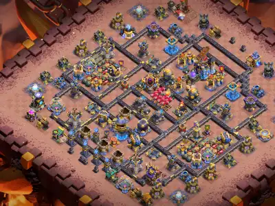 Layout Legend League base coc TH 18 anti bintang 3