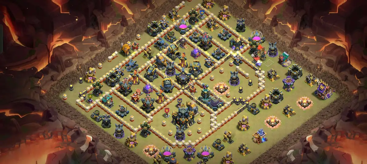 TH17 War Base Anti 2 Star Layout for Clash of Clans