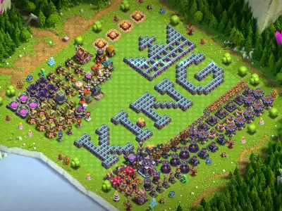 Layout TH15 Farming Base Layout Copy Link for Clash of Clans