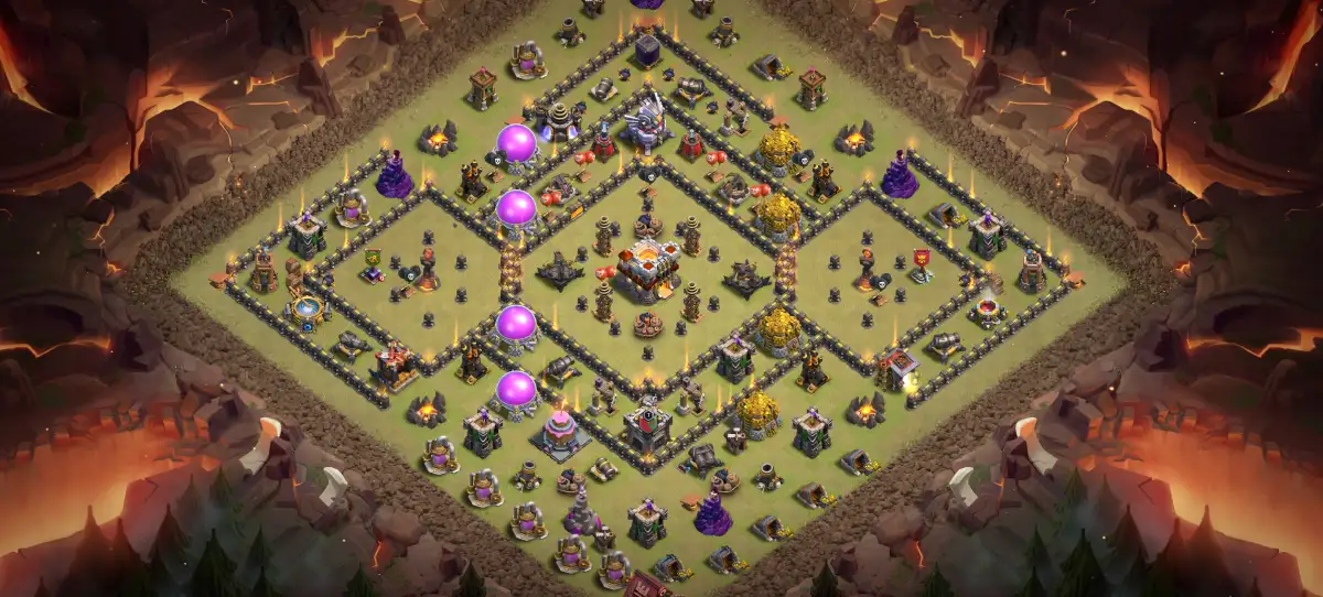 TH11 War Base Anti 2 Star Layout for Clash of Clans