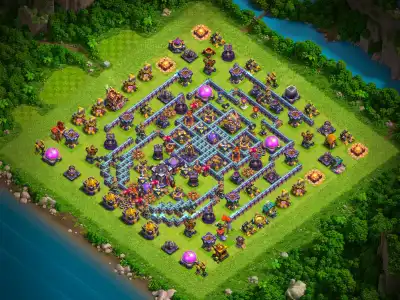 Layout TH15 Legend League Base Layout for Clash of Clans Defense