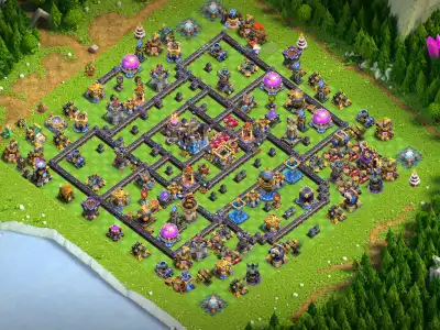 Layout TH18 War Base Anti 2 Star for Legend League and CWL