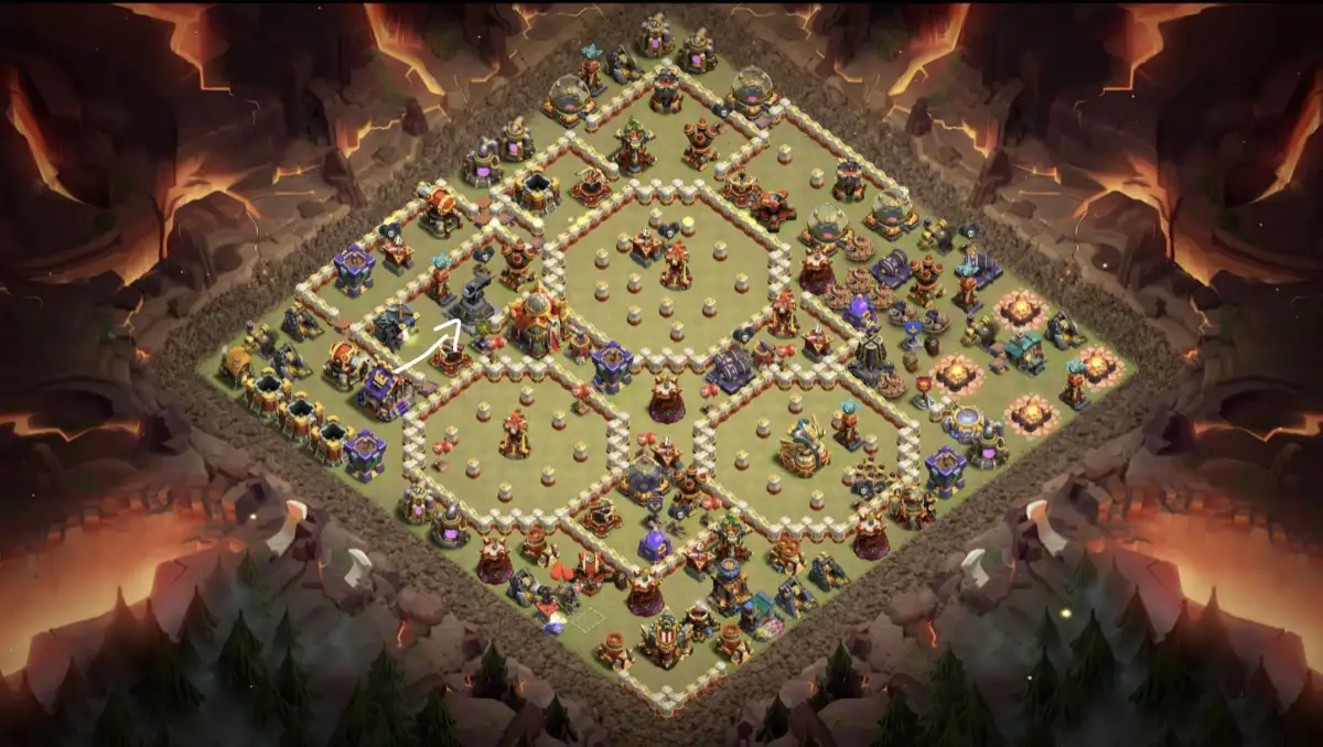 TH16 War Base for CoC Anti 3 Star Copy Link