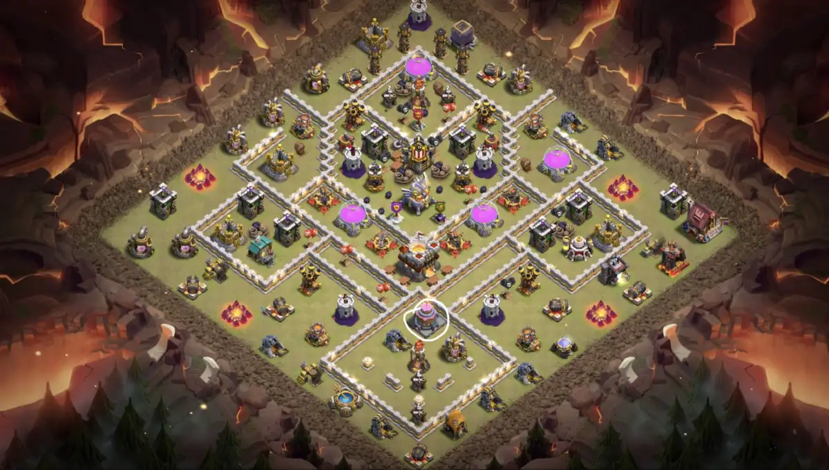 TH11 War Base Anti 3 Star for clash of clans war badr